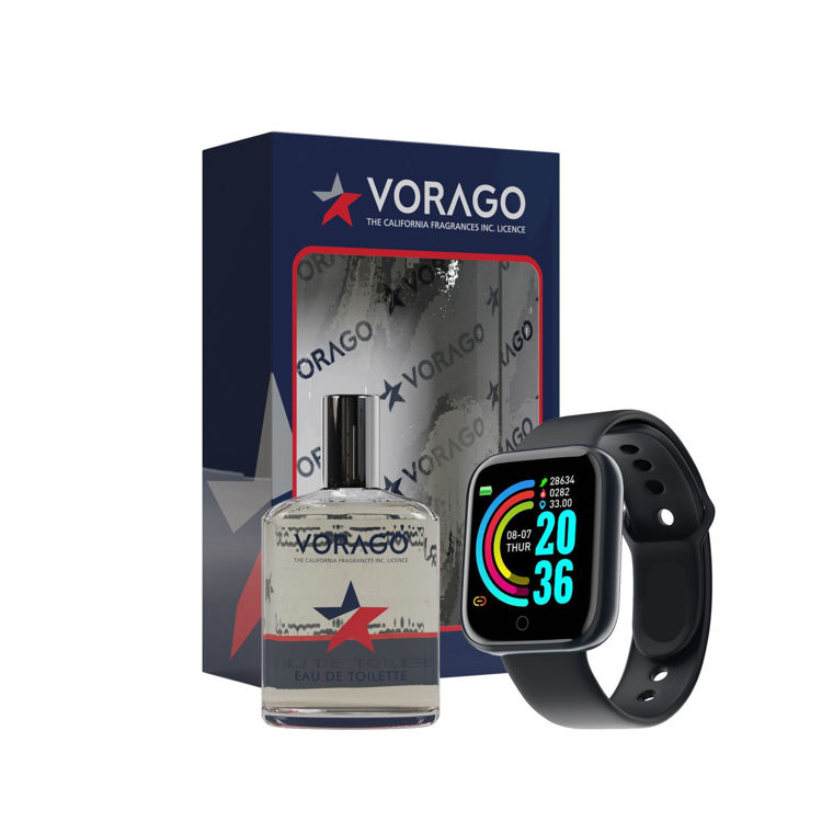 Imagen de Vorago Estuche  Perfume de Hombre 50 ml + Reloj Smart