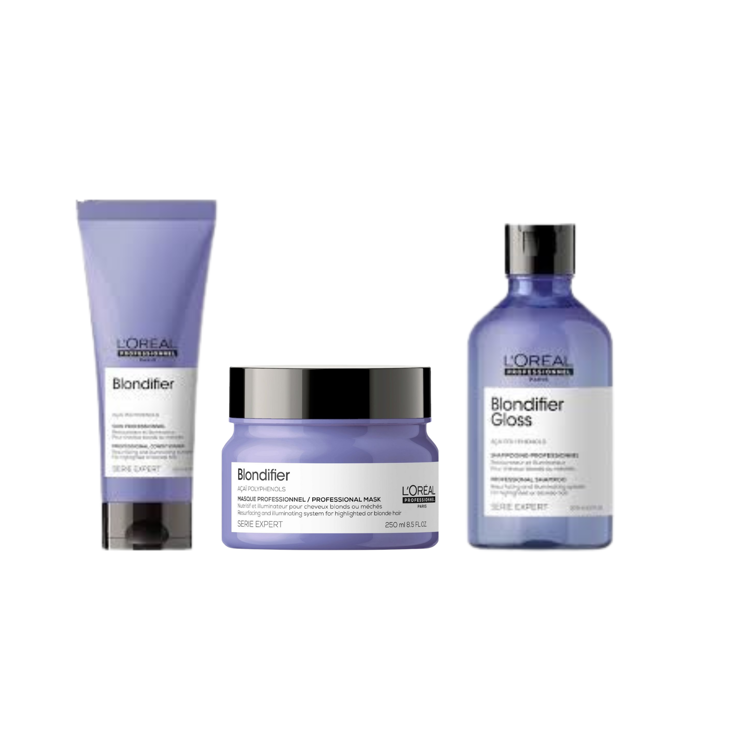 Imagen de Pack L'oréal Professionnel Serie Expert Blondifier Gloss