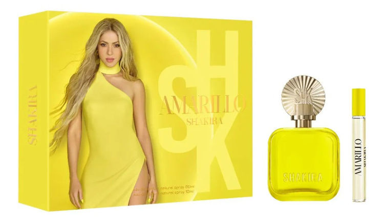 Imagen de Estuche Shakira Perfume de Mujer Amarillo 50 ml+ Body Lotion 75 ml