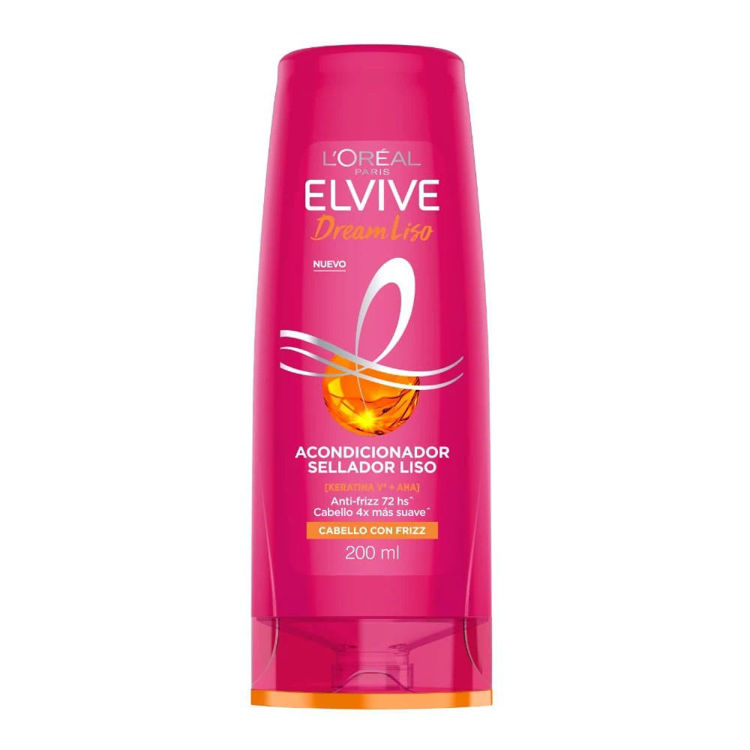 Imagen de Elvive Acondicionador Dream Liso Efecto Keratina 200 Ml
