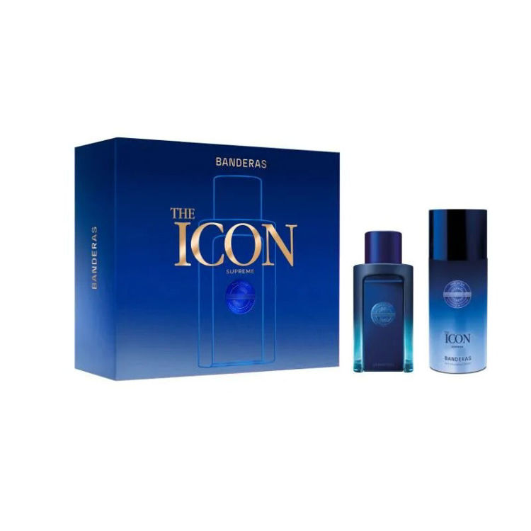 Imagen de Banderas Estuche Icon Supreme Perfume de Hombre 100 ml + Desodorante