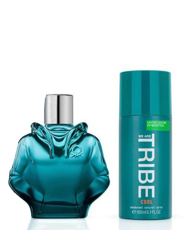 Imagen de Benetton We Are Tribe Cool Estuche 90 ml + Aerosol