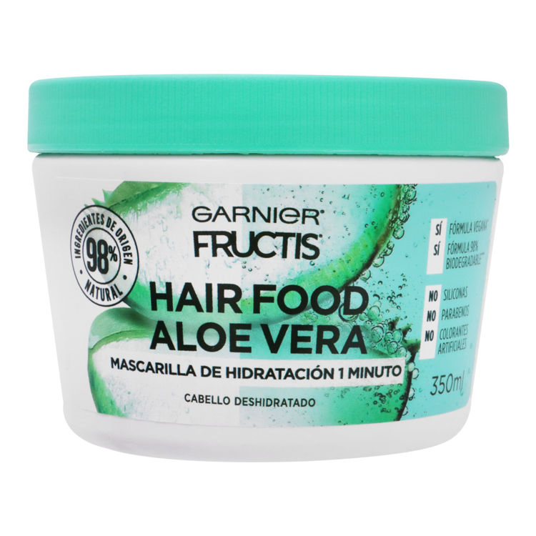 Imagen de Garnier Fructis Hair Food Mascarilla HIdratante de Aloe Vera 350 ml