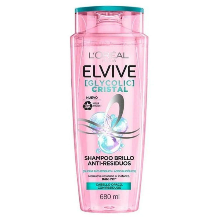 Imagen de Elvive Shampoo Glycolic Cristal 680 Ml