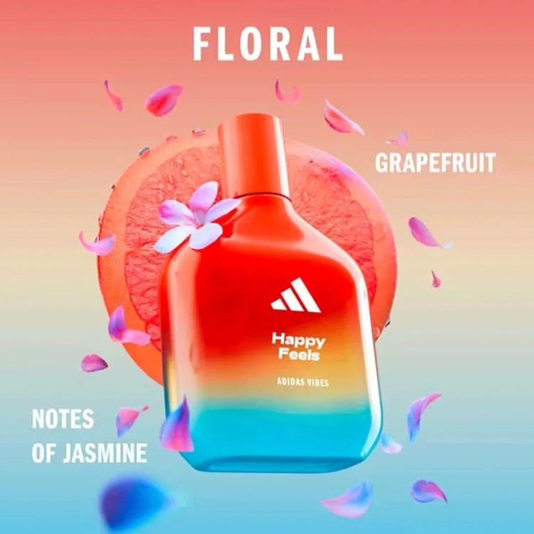 Imagen de Adidas Vibes Happy Feels Edp Perfume de Mujer 100 Ml