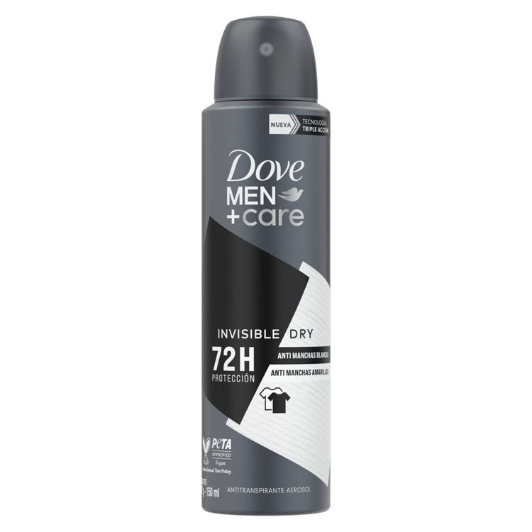 Imagen de Desodorante Dove Men Aerosol Invisible Dry X 150 Ml