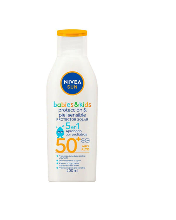 Imagen de Protector Solar Nivea Babies&Kids 5 En 1 Fps 50 + X 200 Ml