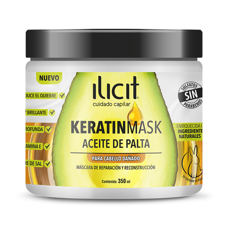 Imagen de Ilicit Keratinmask Tratamiento Capilar 350Ml