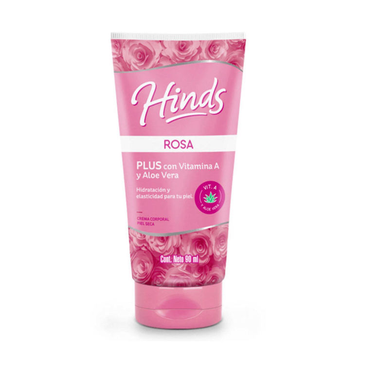 Imagen de Crema Hinds Manos Rosa Vitamina A Y Aloe X 90 Gr