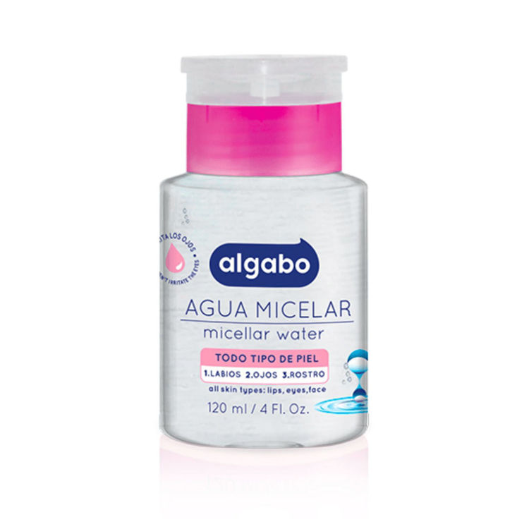 Imagen de Algabo Agua  Micelar Con  Dispenser  120 ml