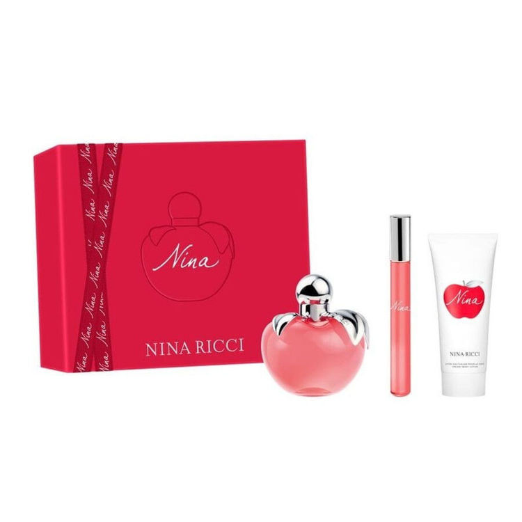 Imagen de Nina Ricci Estuche Edt 80 ml + Lotion 100 ml + Edt 10 ml