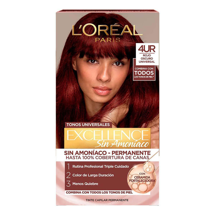Imagen de L'Oreal Paris Tinta Excellence Universal Sin Amoníaco - 4UR