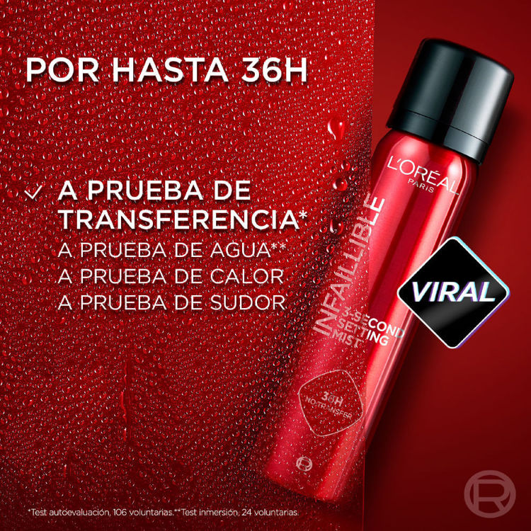 Imagen de Loreal Infallible 3 Second Setting Spray  75 Ml